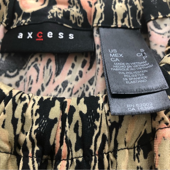 Axcess Women’s Size S Blouse Tank Multicolor Sleeveless - Picture 10 of 11